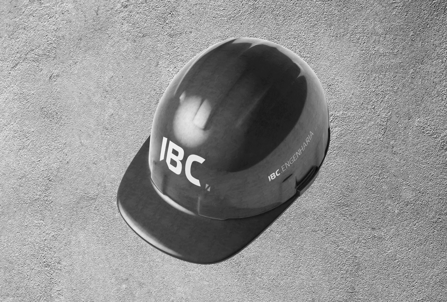 ibc construção logótipo capacete