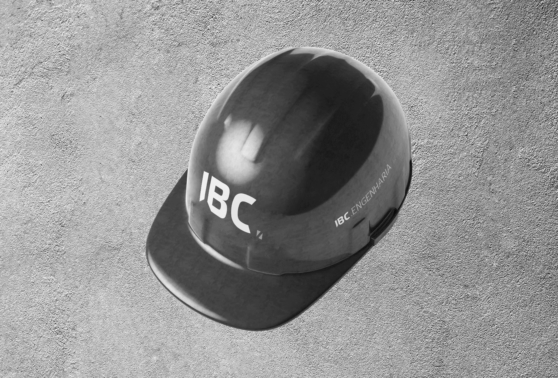 ibc construção logótipo capacete