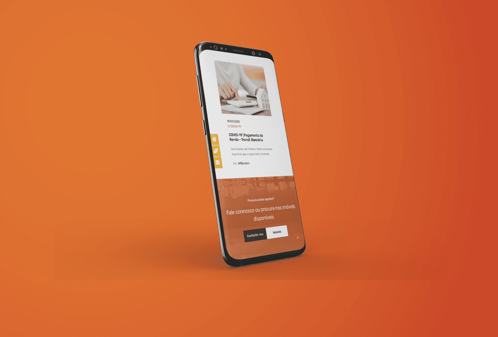 website APB - mobile
