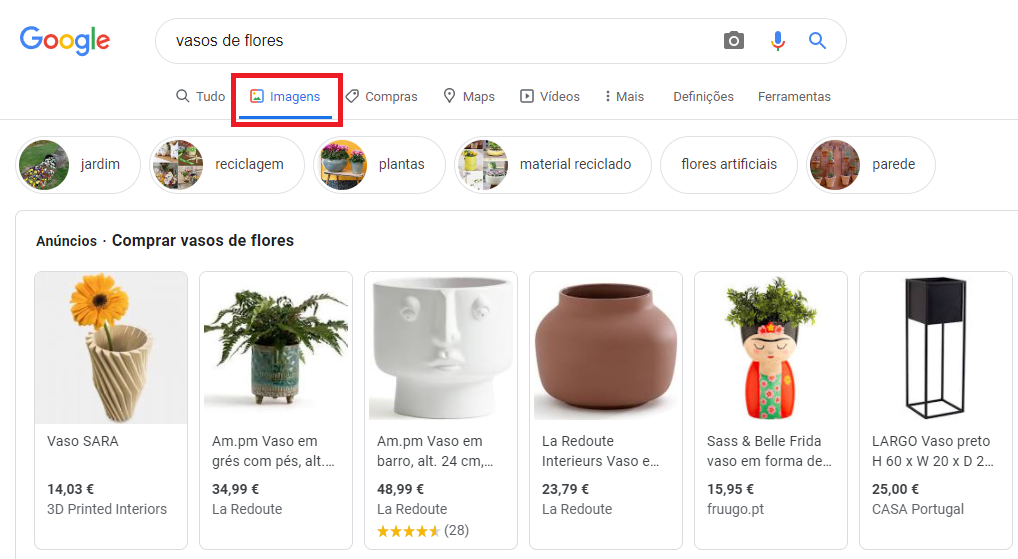 google shopping imagens