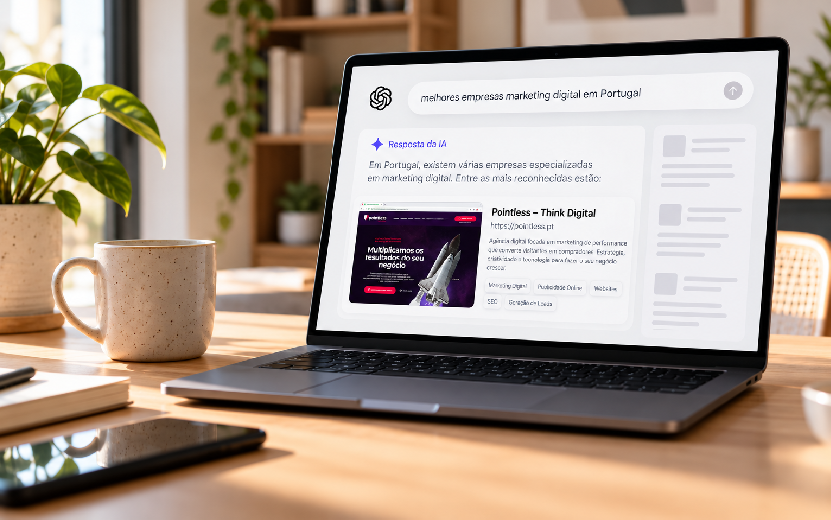 O seu negócio aparece nas pesquisas com inteligência artificial? Saiba como preparar o seu website