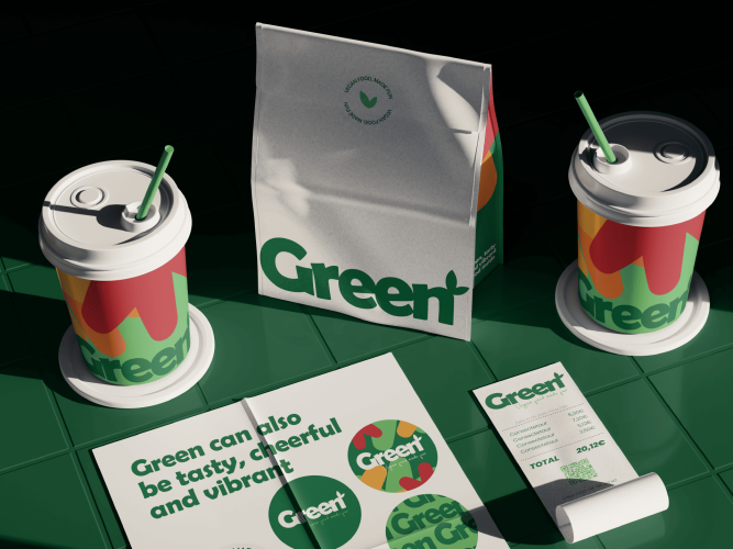 green food branding