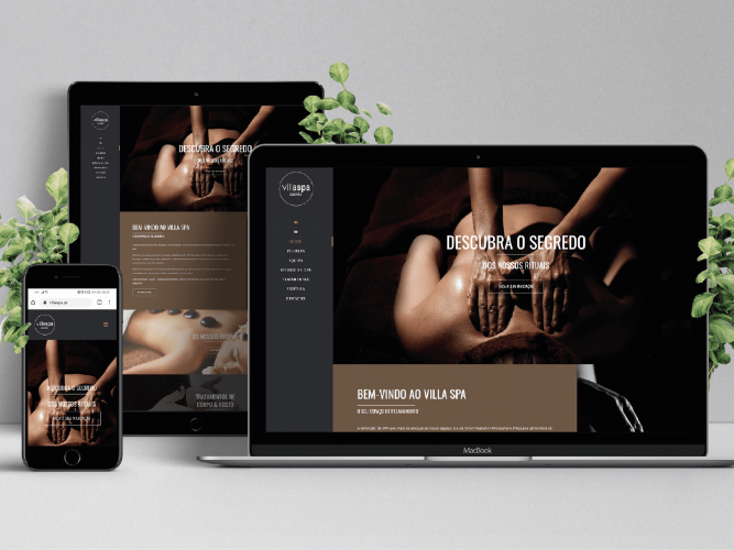 criação de website villaspa - destaque